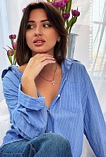 Ukrainian mail order bride Galina from Dnipro with black hair and green eye color - image 8