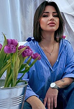 Ukrainian mail order bride Galina from Dnipro with black hair and green eye color - image 7