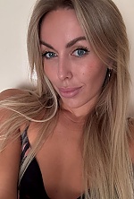 Ukrainian mail order bride Anastasia from Kyiv with blonde hair and blue eye color - image 11