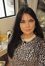 Ukrainian mail order bride Nataliia from Paris with black hair and grey eye color - image 4