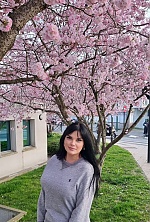 Ukrainian mail order bride Nataliia from Paris with black hair and grey eye color - image 3