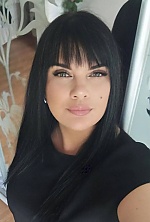Ukrainian mail order bride Nataliia from Paris with black hair and grey eye color - image 2
