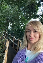 Ukrainian mail order bride Olesia from Unkel with blonde hair and brown eye color - image 3