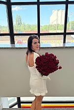 Ukrainian mail order bride Halyna from Boryslav with black hair and grey eye color - image 4