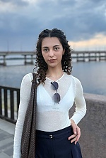 Ukrainian mail order bride Halyna from Zaporizhzhya with black hair and brown eye color - image 2