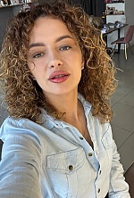 Ukrainian mail order bride Olga from Dnipro with blonde hair and green eye color - image 2