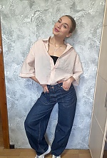 Ukrainian mail order bride Kateryna from Kyiv with light brown hair and green eye color - image 6