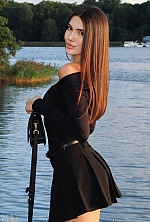 Ukrainian mail order bride Uliana from Stockholm with black hair and brown eye color - image 7