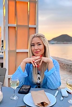 Ukrainian mail order bride Alla from Chicago with blonde hair and blue eye color - image 6