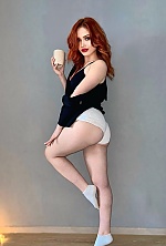 Ukrainian mail order bride Valeriia from Kyiv with red hair and brown eye color - image 3