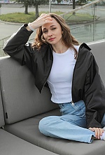 Ukrainian mail order bride Elina from Warsaw with light brown hair and blue eye color - image 8