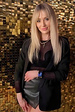 Ukrainian mail order bride Kateryna from Turin with blonde hair and blue eye color - image 2