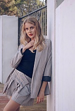 Ukrainian mail order bride Oleksandra from Lloret de Mar with blonde hair and green eye color - image 3