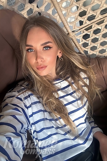 Ukrainian mail order bride Maria from Odesa with blonde hair and blue eye color - image 1