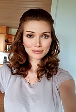 Ukrainian mail order bride Veronika from Copenhagen with blonde hair and green eye color - image 3