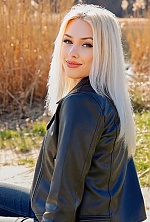 Ukrainian mail order bride Olga from Kyiv with blonde hair and blue eye color - image 2