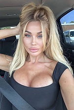Ukrainian mail order bride Kristina from Los Angeles with blonde hair and blue eye color - image 4