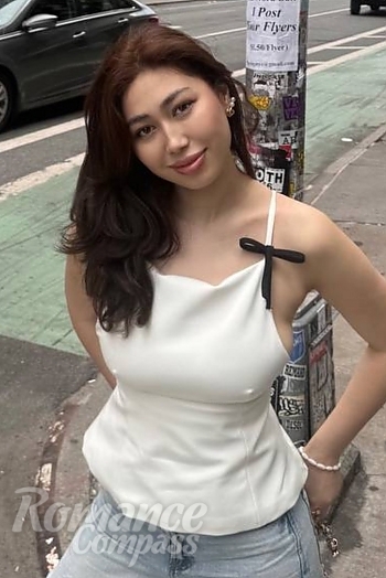 Ukrainian mail order bride Aishat from New York with black hair and brown eye color - image 1