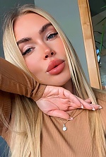 Ukrainian mail order bride Alyona from Kyiv with blonde hair and green eye color - image 7