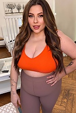 Ukrainian mail order bride Alena from Kharkiv with light brown hair and blue eye color - image 2