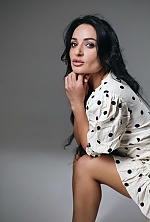 Ukrainian mail order bride Anastasiya from Kamyanske with black hair and grey eye color - image 4