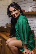 Ukrainian mail order bride Anastasiya from Kamyanske with black hair and grey eye color - image 14