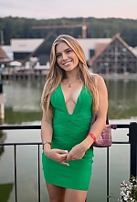 Ukrainian mail order bride Kateryna from Lyon with blonde hair and blue eye color - image 10