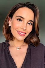 Ukrainian mail order bride Anastasia from London with brunette hair and brown eye color - image 6