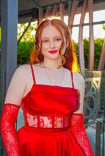 Ukrainian mail order bride Oleksandra from Cherkasy with auburn hair and blue eye color - image 6