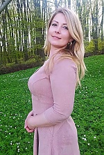 Ukrainian mail order bride Alla from Dnipro with blonde hair and blue eye color - image 3