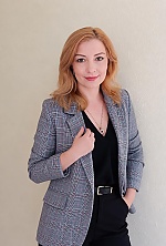 Ukrainian mail order bride Alla from Dnipro with blonde hair and blue eye color - image 4