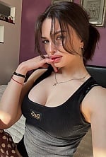 Ukrainian mail order bride Alina from Lviv with brunette hair and blue eye color - image 2