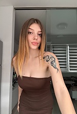 Ukrainian mail order bride Anastasiia from Kyiv with auburn hair and brown eye color - image 6