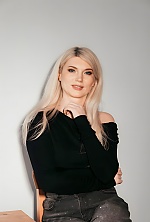 Ukrainian mail order bride Natalia from Amsterdam with blonde hair and grey eye color - image 8