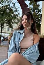 Ukrainian mail order bride Angelina from Kyiv with light brown hair and green eye color - image 5