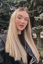 Ukrainian mail order bride Valeriia from Dubno with light brown hair and green eye color - image 3