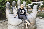 Ukrainian mail order bride Lyudmila from Mykolayiv with blonde hair and green eye color - image 2