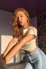Ukrainian mail order bride Ruslana from Khmelnytskyi with light brown hair and hazel eye color - image 2