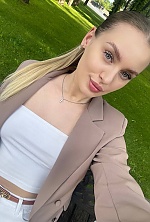 Ukrainian mail order bride Kristina from Shostka with blonde hair and green eye color - image 8