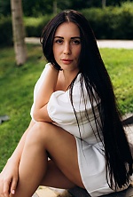 Ukrainian mail order bride Anna from Kyiv with black hair and brown eye color - image 6