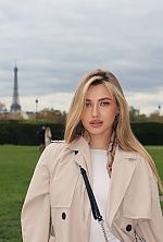 Ukrainian mail order bride Dana from Odesa with blonde hair and green eye color - image 2