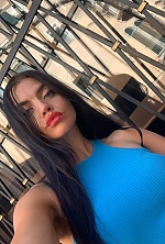 Ukrainian mail order bride Kateryna from Kyiv with black hair and blue eye color - image 2