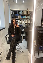 Ukrainian mail order bride Kateryna from Kyiv with black hair and blue eye color - image 6