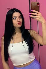 Ukrainian mail order bride Kateryna from Kyiv with black hair and blue eye color - image 4