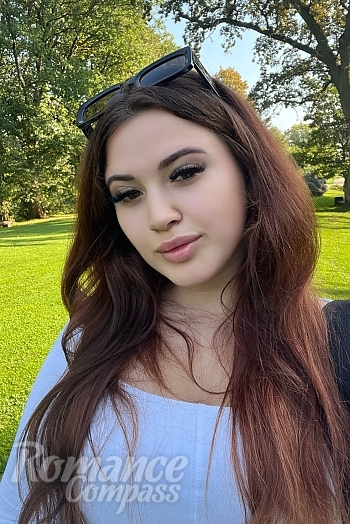 Ukrainian mail order bride Viktoriia from Gdansk with light brown hair and brown eye color - image 1