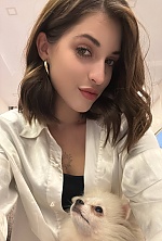 Ukrainian mail order bride Khrystyna from Lutsk with brunette hair and hazel eye color - image 2