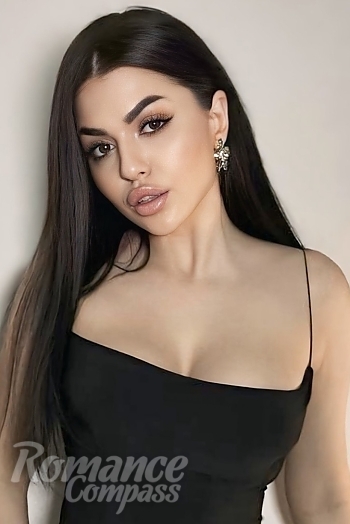 Ukrainian mail order bride Ekaterina from Kyiv with black hair and brown eye color - image 1