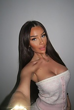 Ukrainian mail order bride Megan from London with brunette hair and blue eye color - image 3