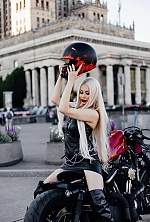 Ukrainian mail order bride Anna from Stockholm with blonde hair and green eye color - image 2