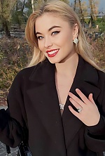 Ukrainian mail order bride Mariia from Kyiv with blonde hair and blue eye color - image 6